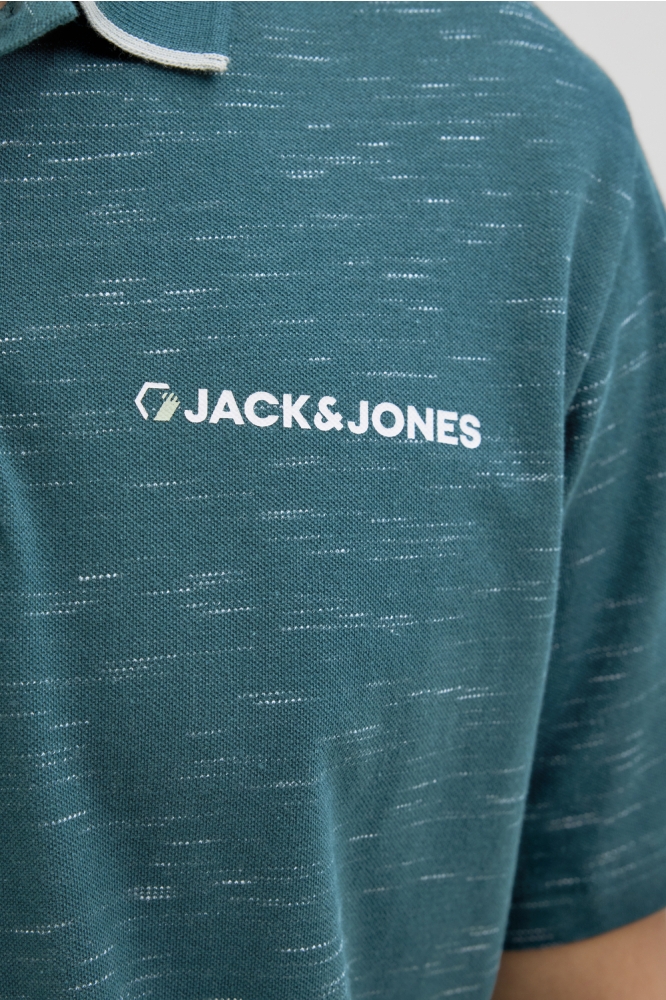JCOLOGAN INJECT POLO SS SMU 12283821 DEEP TEAL